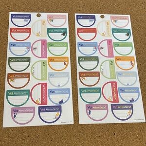 CAT VET APPOINTMENT HAPPY PLANNER STICKERS